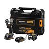 DeWalt DCF85ME2GT aku rázový uťahovák 18V/2*1,7Ah, 1/4", 26/170/206Nm, edícia McLaren F1