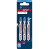 BOSCH 2608900562 pílky do priamočiarky T118EHM EXP 83mm, nerezové plechy 3ks