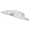 NEO úhloměr obloukový 180°/100mm s pravítkem, nerez, 72-320