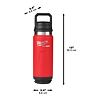 MILWAUKEE 4932493465 termoláhev PACKOUT 710ml, dvoustěnná vakuová izolace, kompatibilní víčko, RED