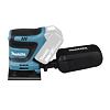 MAKITA DBO480Z aku vibrační bruska LXT 18V, 114*102mm, suchý zip, 11000/14000 ot./min.