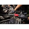 MILWAUKEE M12 FPTR-0 aku rázová průchozí ráčna 12V, dlouhý krk, adaptéry, bez baterie