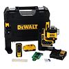 DeWalt DCLE34035D1 laser samonivelační 18V/2Ah XR, zelený, 3*360°, dálkové ovládání, TSTAK