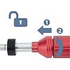 EXTOL Premium šroubovák momentový pro bity 1/4", 1-6Nm, magnet FIX-Clip, 8825301