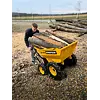PROTECO motorový přepravník - DUMPER s radlicí na sníh, 6,5HP, 4x4, 400kg, 240l, 51.03-KM-400-RAD