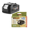 PROCRAFT 20/4C aku baterie 20V/4Ah, USB-C