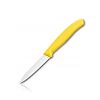 VICTORINOX nůž na zeleninu Swiss Classic 8cm vlnité ostří, žlutý, sada 2ks, 7636.L118B
