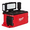 MILWAUKEE M18 POALC-0 lampa PACKOUT 3 otočné hlavy, 18V/230V, 3000/1500/1000lm, bez aku
