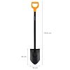 FISKARS 1066716 rýč špice SOLID 117cm