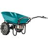 EXTOL INDUSTRIAL fúrik AKU 40V/6Ah, dvojkolesový, nosnosť 260kg, 100l, 0-6km/h