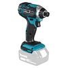MAKITA DTD152Z aku rázový uťahovák 18V, 165Nm, šesťhran 1/4", bez batérie