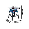 BOSCH GTS 254 stolní pila 254 mm, úhel 45° L, stůl 555*555 mm