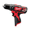 MILWAUKEE M12 BPD-0 aku příklepová vrtačka 12V, 38Nm, 0-400/1500 ot./min bez baterie