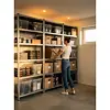 DEDRA regál kovový 6 polic MDF, nosnost 175kg na polici, 224*90*40cm, Zn, N1415