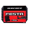 FESTA sada průmyslových prodloužených hlavic 1/2", 17-24mm, 17265