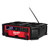 MILWAUKEE M18 PRCDAB+0 aku rádio PACKOUT 18V, DAB+, AM/FM, BlueTooth, funkce nabíječky přes USB port