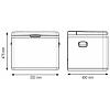 INDEL B TB45A autochladnička kompresorová DC 12/24V, AC 110-230V, 39L