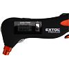 EXTOL Premium pneumerač digitálny EMERGENCY 5v1, LED svetlo výstražné, kladivko, rezák, 8863050 