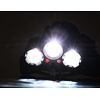 CATTARA čelovka LED CREE XM-L T6 10W + 2* CREE XP-E 3W, 400lm, 2*3,7V, laser, dosvit až 500m 13125