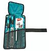 MAKITA D-72154 súprava na brúsenie reťazí 4,0mm, 2*pilník 4mm, plochý pilník, držiak, vedenie