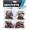 GRAPHITE sada brusných tělísek 102ks, 55H076