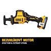 DeWalt DCS369E1T aku píla chvostovka 18V/1*1,7Ah bez nabíjačky, POWERSTACK, 0-2800 km./min., TSTAK