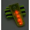 COMPASS pásik reflexný na ruku, svietiaci 4 LED, batéria CR2032 je súčasťou, 01588
