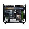 PROCRAFT DP35 elektrocentrála dieselová 230V, max.výkon 3,3kW, trvalý výkon 3kW, nádrž 12,5l