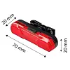 NEO světlo zadní na kolo, 3V/210mAh, 30lm, 4 módy svícení, nabíjení micro USB, 91-002