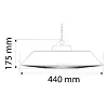 NEO stropní halogenový ohřívač 230V, 1500W, 90-037
