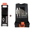 PROJAHN set strojový závitníky M3-M12 HSS-G s vrtáky + závitové očká M3-M12 HSS-G, 99980