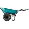 EXTOL INDUSTRIAL fúrik AKU 40V/6Ah, dvojkolesový, nosnosť 260kg, 100l, 0-6km/h