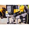 DeWalt DCW620H2 aku bezuhlíková horní fréza 18V/2*5Ah, kleštiny 8+12mm, 11000-23000 ot./min., PWST