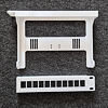3D Tisk rackmount pro Fortinet Fortigate 80F/81F, díry pro keystone