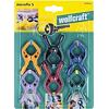 WOLFCRAFT sada zvierok mikrofixka 20mm 6ks, rôzne farby 3420000