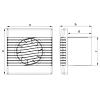 HACO ventilátor AV BASIC 100 S