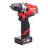 MILWAUKEE M12 FPD-402X aku příklepová vrtačka 12V/2*4Ah, 44Nm, 0-450/1700 ot./min