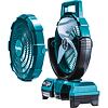 MAKITA DCF203Z aku ventilátor LXT 14,4/18 V, adaptér na 230 V, 3 stupne, bez batérie