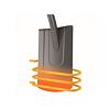CELLFAST rýč hranatý IDEAL s násadou FIBERGLASS 745055