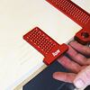 IGM značiace pravítko 60mm, otvory po 1mm, vzdialenosť čiar 5-60mm, MER-ZPR60