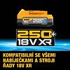 DeWalt DCS356E1T-XJ aku oscilačná brúska 18V/1*1,7Ah bez nabíjačky, príslušenstvo POWERSTACK, TSTAK