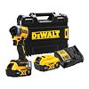 DeWalt DCF850P2T aku rázový uťahovák 18V/2*5Ah, 205Nm, 1/4", TSTAK