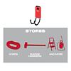 MILWAUKEE 4932480701 PACKOUT zahnutý univerzálny háčik