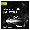 GP čelovka XPLOR PHR16, LED, 9 režimů svícení, 300lm, červená noční LED, aku 800mAh