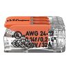 WAGO 221-413 svorka FLEXI s páčkou 3x 0,2-4mm2