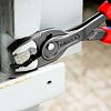 KNIPEX kleště s posuvným kloubem TwinGrip 250mm, čelní a boční úchop, 3-složková rukojeť, 8202250