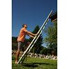 FIELDMANN žebřík teleskopický FZZ 4002, max.320cm, nosnost 150kg, 11 příček