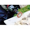 WOLFCRAFT nylonový kartáč obvodový tvrdý pr.100mm, stopka 6mm šestihran 1502000