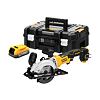 DeWalt DCS571E1T aku okružná 18V/1*1,7Ah, bez nabíjačky, prerez 40mm, POWERSTACK, TSTAK