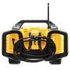 DeWalt DCR027 stavební aku rádio s nabíječkou XR baterií nebo 230V, USB, DAB+, AVRC, bez baterie